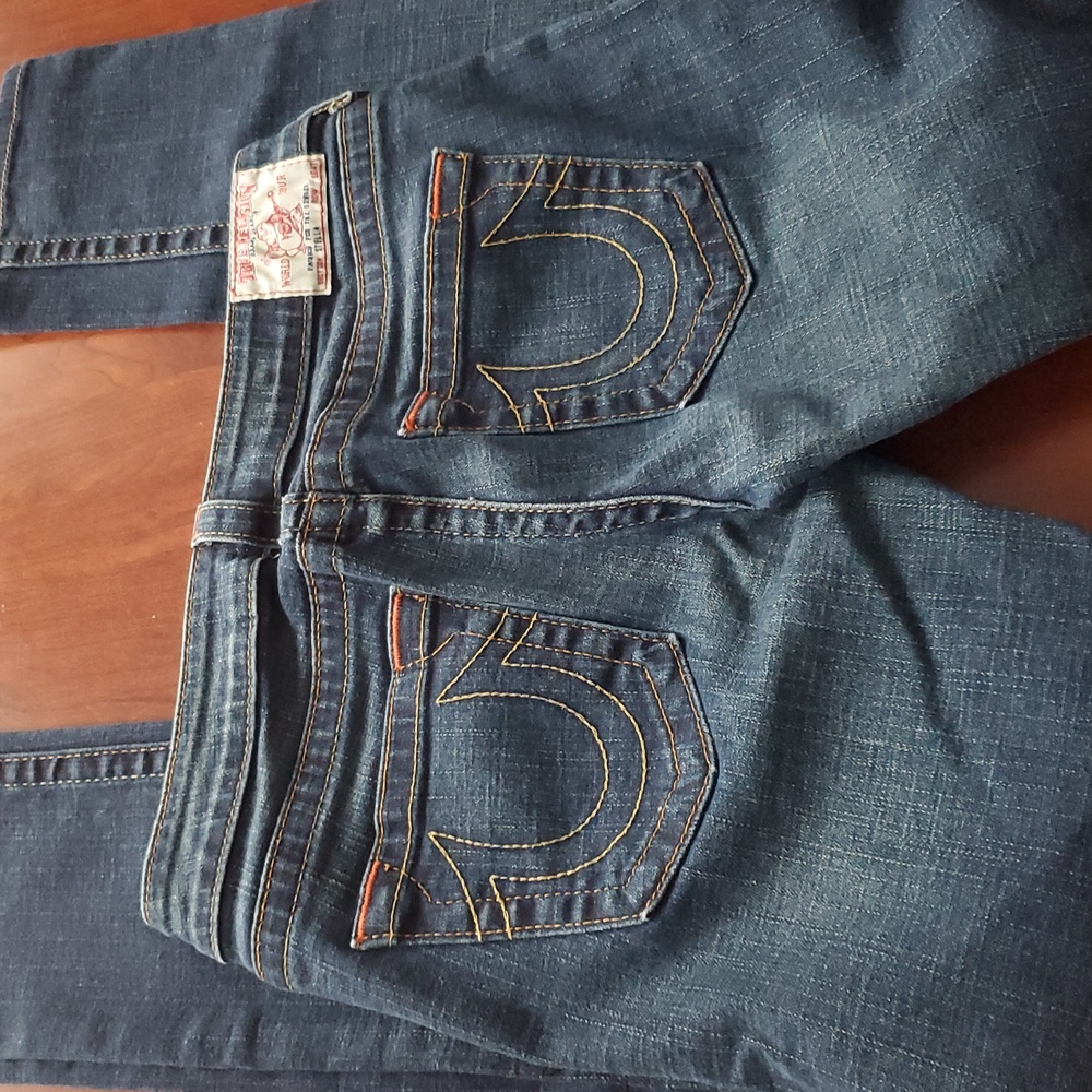 True Religion Dark Blue Jeans Size 28 - Picture 9 of 9